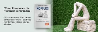 Gipsstatue ohne Kopf. Link zum Buch Kopflos.