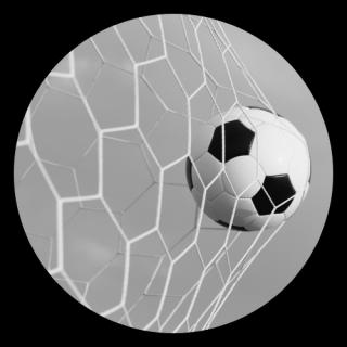 Fußball im Tor. Link zu unserem Onlineschaufenster Fußball-WM 2026.