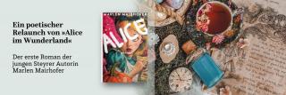 Szene aus Alice im Wunderland. Link zum Buch Alice.
