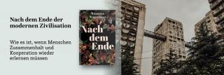 Dystopische Hochhäuser. Link zum Buch Nach dem Ende.
