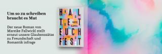 Farbmischung. Link zum Buch Haltet euch fest.